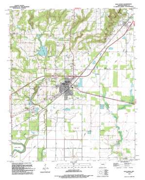 Bald Knob USGS topographic map 35091c5