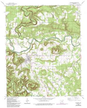 Pangburn USGS topographic map 35091d7