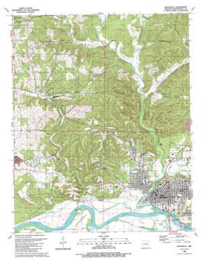 Batesville USGS topographic map 35091g6