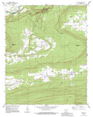 Adona USGS topographic map 35092a8