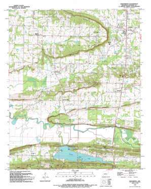 Greenbrier USGS topographic map 35092b4