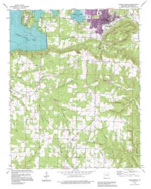 Heber Springs USGS topographic map 35092d1