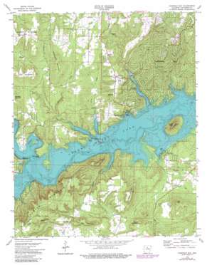 Fairfield Bay USGS topographic map 35092e3