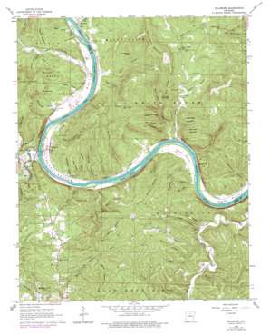 Sylamore USGS topographic map 35092h1