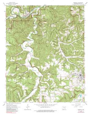Marshall USGS topographic map 35092h6