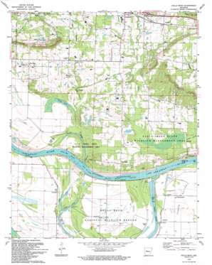 Holla Bend topo map