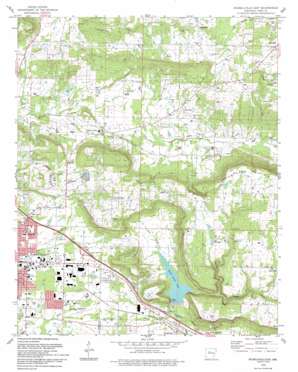 Russellville East topo map