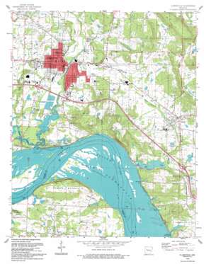 Clarksville USGS topographic map 35093d4