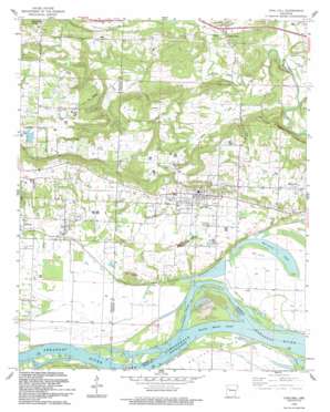 Coal Hill USGS topographic map 35093d6