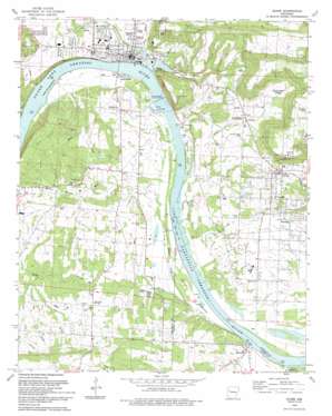 Ozark USGS topographic map 35093d7