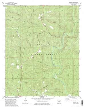 Fly Gap Mountain USGS topographic map 35093e1