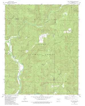 Fort Douglas topo map