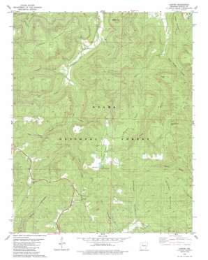 Lurton topo map