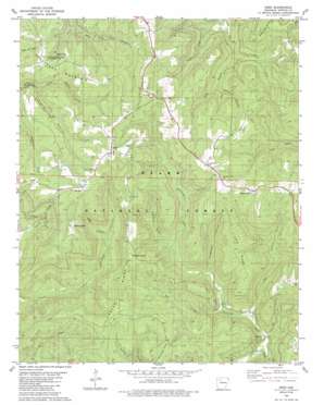 Deer USGS topographic map 35093g2
