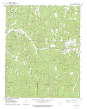 Pettigrew USGS topographic map 35093g6