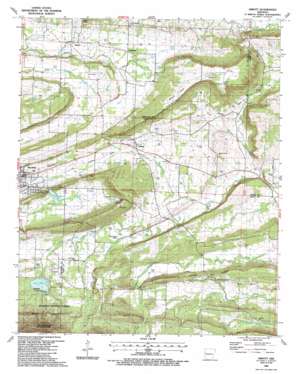 Abbott USGS topographic map 35094a2