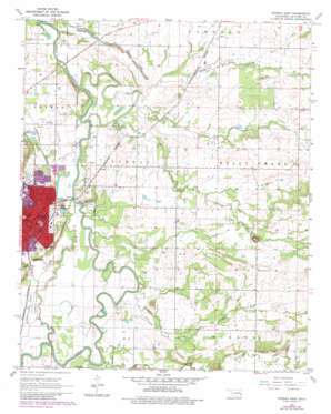 Poteau East USGS topographic map 35094a5