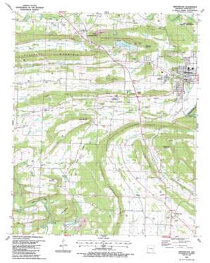 Greenwood USGS topographic map 35094b3