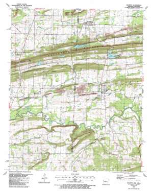 Hackett USGS topographic map 35094b4
