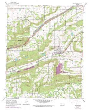 Bokoshe USGS topographic map 35094b7