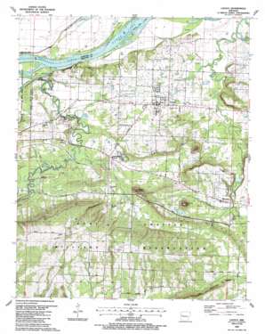 Lavaca USGS topographic map 35094c2