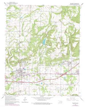 Muldrow USGS topographic map 35094d5