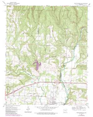 Mountainburg SE USGS topographic map 35094e1