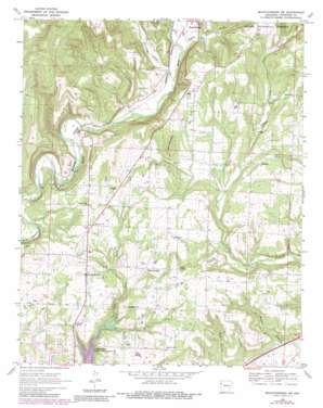 Mountainburg SW USGS topographic map 35094e2