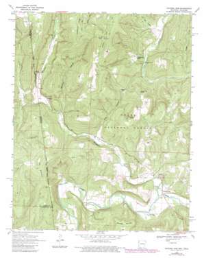 Natural Dam USGS topographic map 35094f4