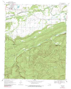 Kinta USGS topographic map 35095a2