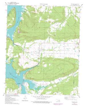 Blocker USGS topographic map 35095a5