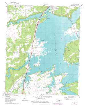 Crowder USGS topographic map 35095a6
