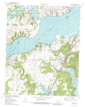 Canadian topo map