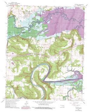 Hoffman USGS topographic map 35095d7