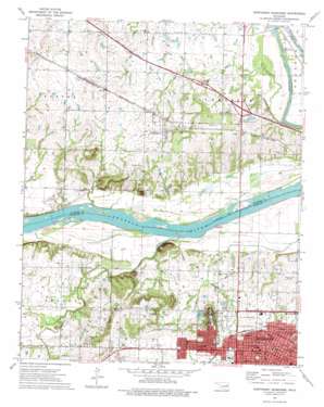Northwest Muskogee USGS topographic map 35095g4