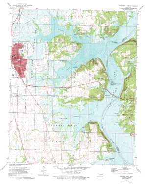 Wagoner East USGS topographic map 35095h3