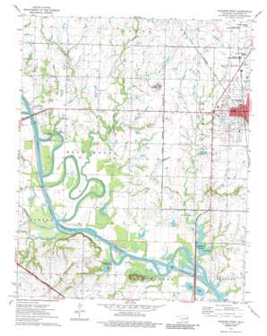 Wagoner West USGS topographic map 35095h4