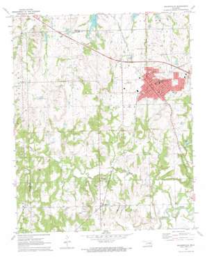 Holdenville topo map