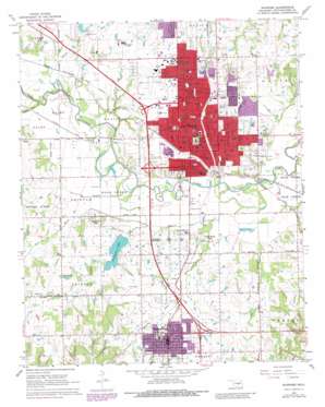 Shawnee USGS topographic map 35096c8