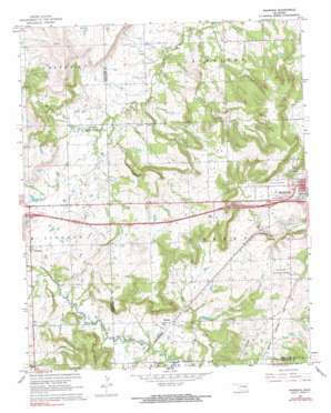 Pharoah USGS topographic map 35096d1