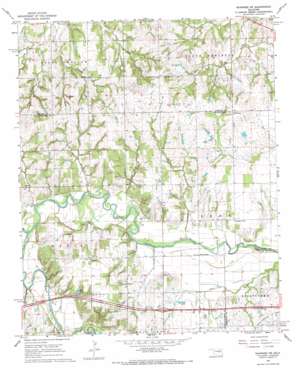 Shawnee NE USGS topographic map 35096d7