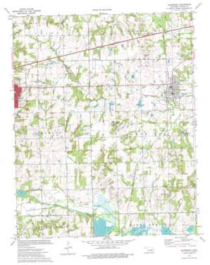 Davenport USGS topographic map 35096f7