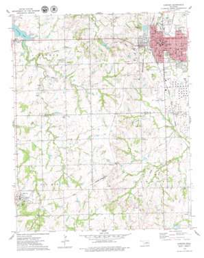 Cushing USGS topographic map 35096h7