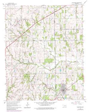 Blanchard USGS topographic map 35097b6