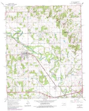 McLoud USGS topographic map 35097d1