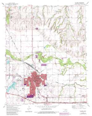 El Reno USGS topographic map 35097e8