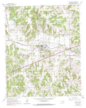 Wellston USGS topographic map 35097f1