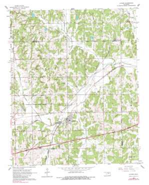 Luther USGS topographic map 35097f2