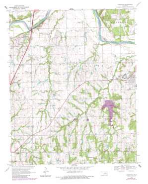 Langston USGS topographic map 35097h3