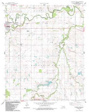 Stinking Creek USGS topographic map 35098a6